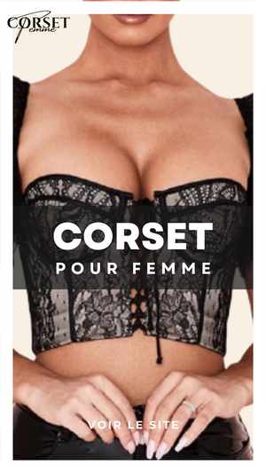 CORSET SEXY EN DENTELLE BRODÉE NATASHA