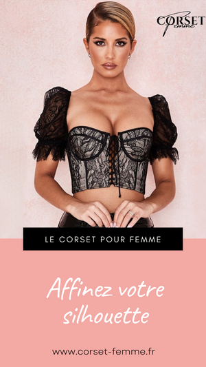 CORSET SEXY EN DENTELLE BRODÉE NATASHA