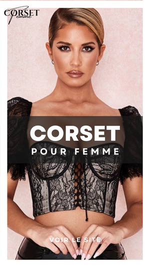 CORSET SEXY EN DENTELLE BRODÉE NATASHA
