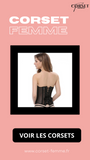 CORSET SEXY EN MAILLE TRANSPARENTE