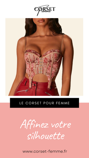 CORSET SEXY À FINES BRETELLES ROMINA