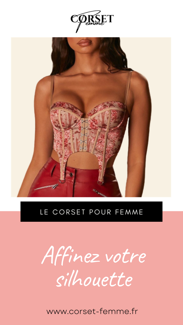 CORSET SEXY À FINES BRETELLES ROMINA