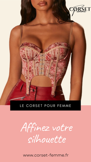 CORSET SEXY À FINES BRETELLES ROMINA