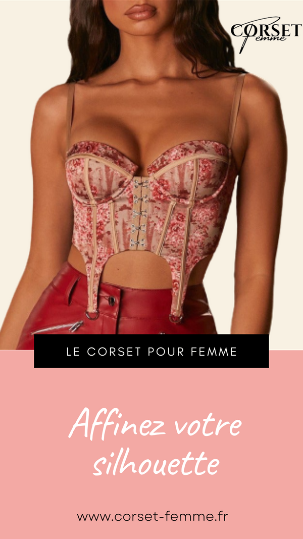 CORSET SEXY À FINES BRETELLES ROMINA