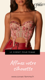 CORSET SEXY À FINES BRETELLES ROMINA