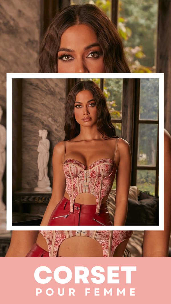 CORSET SEXY À FINES BRETELLES ROMINA