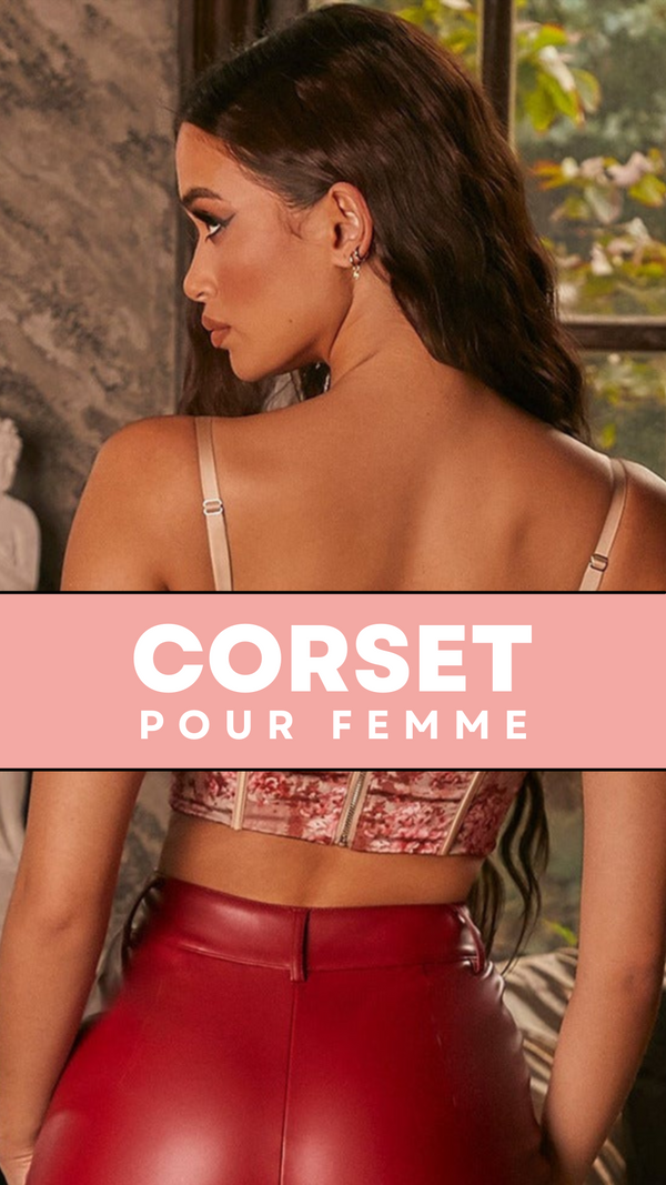 CORSET SEXY À FINES BRETELLES ROMINA