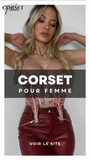 CORSET SEXY À FINES BRETELLES ROMINA