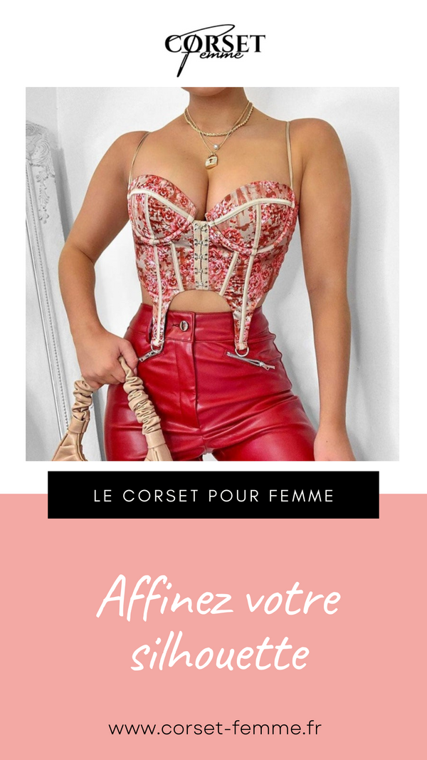 CORSET SEXY À FINES BRETELLES ROMINA
