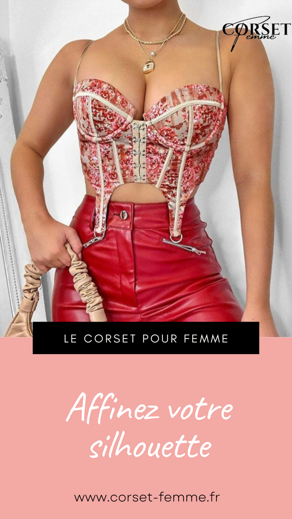 CORSET SEXY À FINES BRETELLES ROMINA