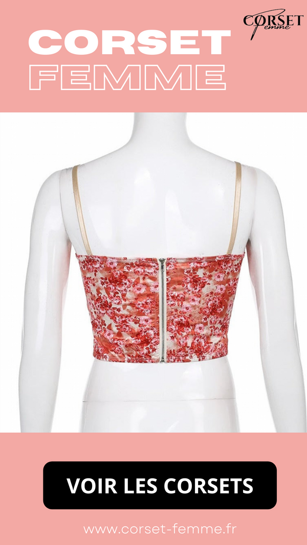 CORSET SEXY À FINES BRETELLES ROMINA