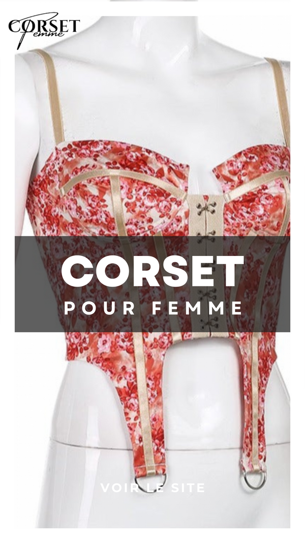 CORSET SEXY À FINES BRETELLES ROMINA