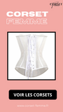 CORSET SEXY EN MAILLE TRANSPARENTE