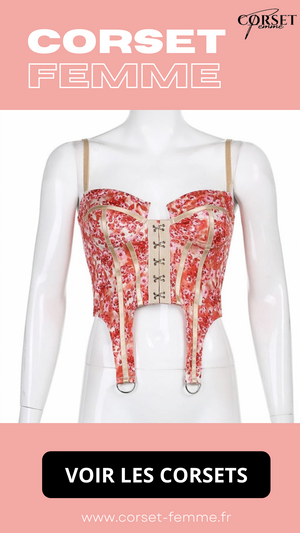 CORSET SEXY À FINES BRETELLES ROMINA
