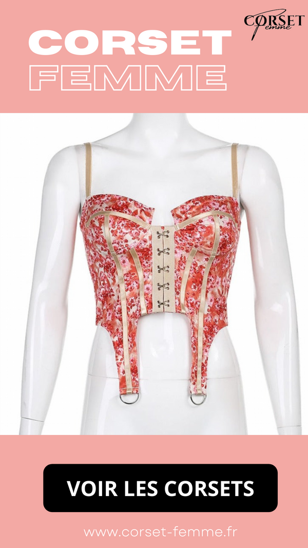 CORSET SEXY À FINES BRETELLES ROMINA