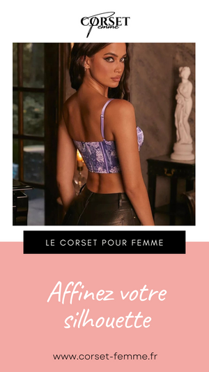 CORSET SEXY FLORAL À FINES BRETELLES CLARA