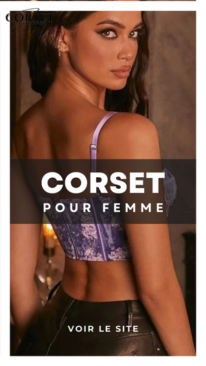 CORSET SEXY FLORAL À FINES BRETELLES CLARA