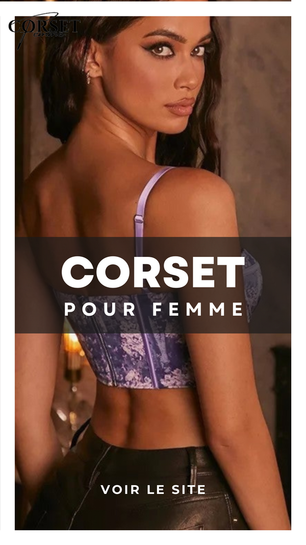 CORSET SEXY FLORAL À FINES BRETELLES CLARA