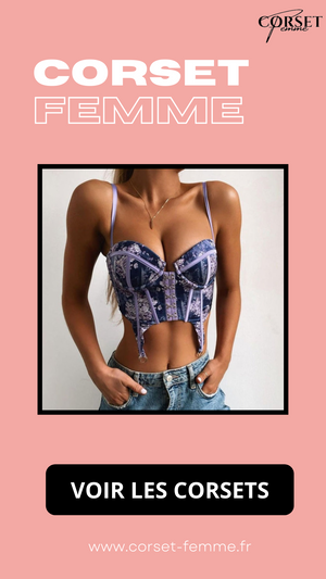CORSET SEXY FLORAL À FINES BRETELLES CLARA
