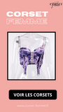 CORSET SEXY FLORAL À FINES BRETELLES CLARA