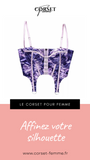 CORSET SEXY FLORAL À FINES BRETELLES CLARA