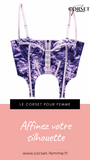 CORSET SEXY FLORAL À FINES BRETELLES CLARA