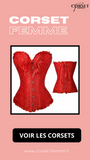 CORSET SEXY ROUGE ÉCLATANT EVERLEIGH