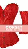 CORSET SEXY ROUGE ÉCLATANT EVERLEIGH