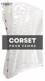 CORSET SEXY EN MAILLE TRANSPARENTE