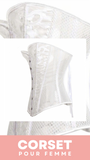 CORSET SEXY EN MAILLE TRANSPARENTE
