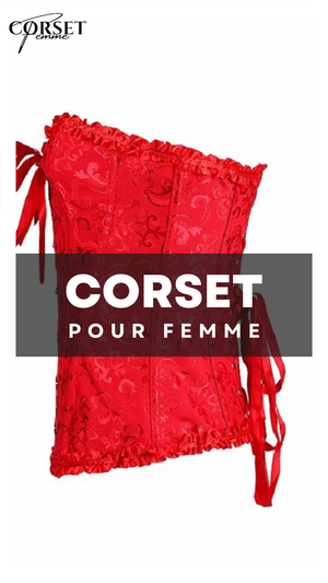 CORSET SEXY ROUGE ÉCLATANT EVERLEIGH