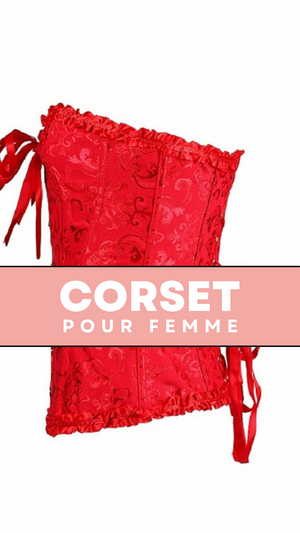 CORSET SEXY ROUGE ÉCLATANT EVERLEIGH