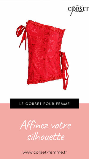 CORSET SEXY ROUGE ÉCLATANT EVERLEIGH