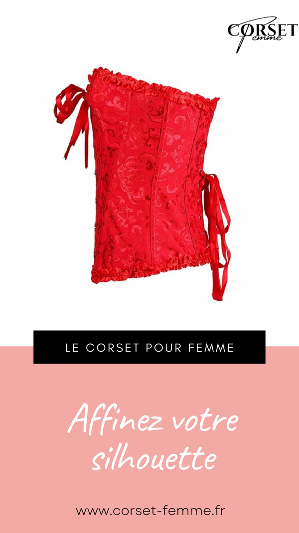 CORSET SEXY ROUGE ÉCLATANT EVERLEIGH