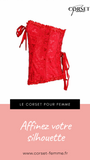 CORSET SEXY ROUGE ÉCLATANT EVERLEIGH