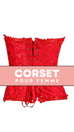 CORSET SEXY ROUGE ÉCLATANT EVERLEIGH