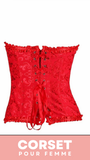 CORSET SEXY ROUGE ÉCLATANT EVERLEIGH