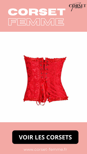 CORSET SEXY ROUGE ÉCLATANT EVERLEIGH