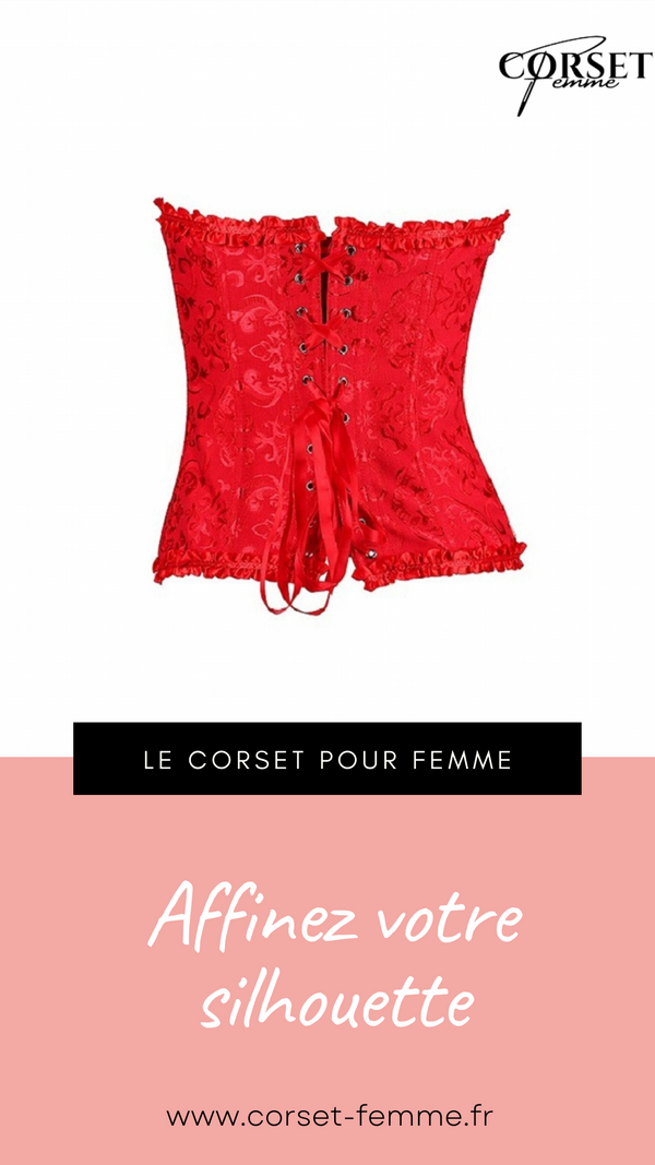 CORSET SEXY ROUGE ÉCLATANT EVERLEIGH