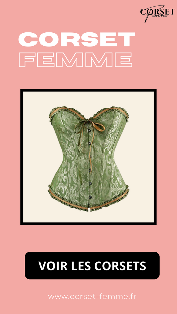 CORSET SEXY VERT CARMEN