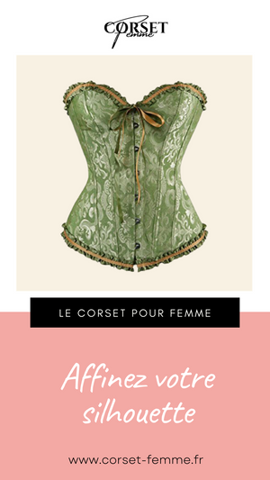 CORSET SEXY VERT CARMEN