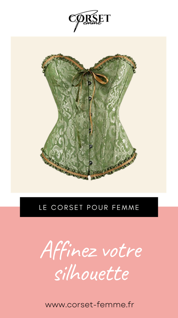CORSET SEXY VERT CARMEN