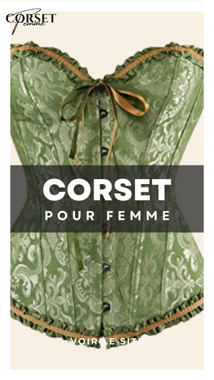 CORSET SEXY VERT CARMEN