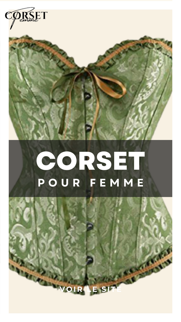 CORSET SEXY VERT CARMEN