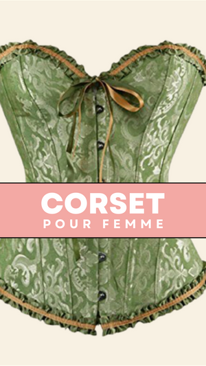 CORSET SEXY VERT CARMEN