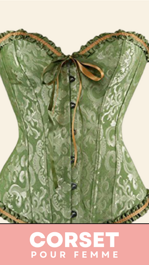 CORSET SEXY VERT CARMEN
