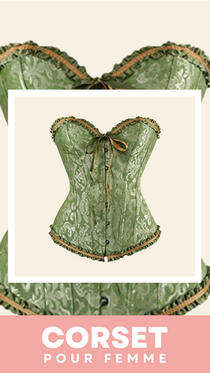 CORSET SEXY VERT CARMEN