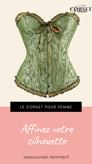 CORSET SEXY VERT CARMEN