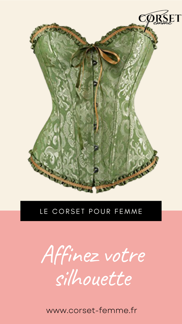 CORSET SEXY VERT CARMEN