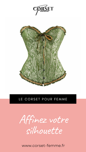 CORSET SEXY VERT CARMEN